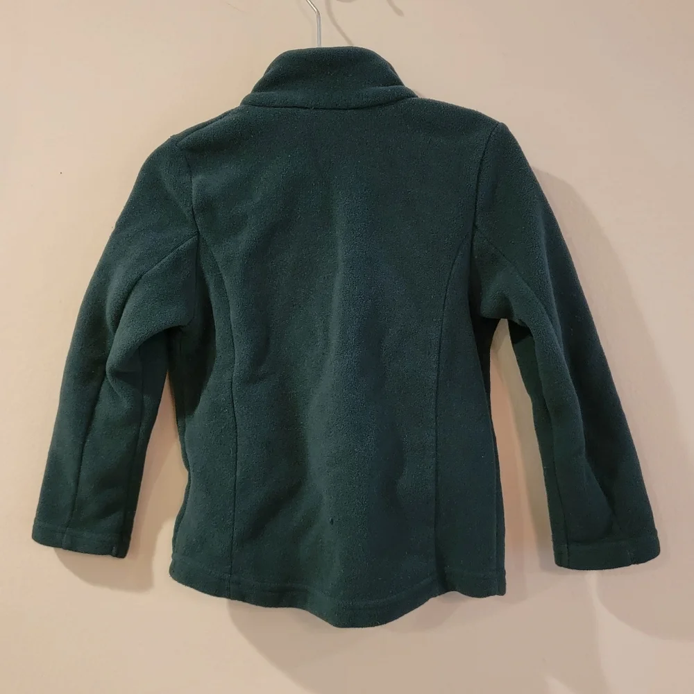 Moncler infant kids size 3y fleece zip up size 3 green